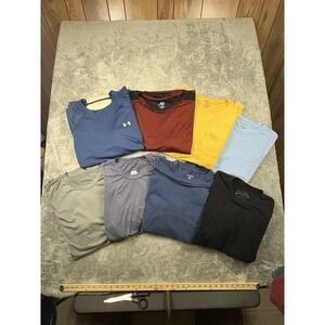 MIXED LOT OF 8 Men's 2XL SS T-Shirts SEE DESCRIPTION